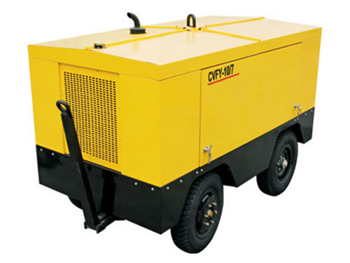 CVFY10/7 Diesel Portable Cabinet Wind Cooling Piston Air Compressor